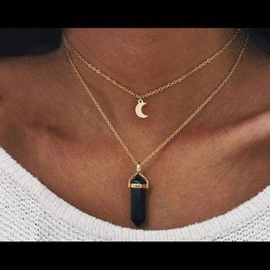 Moon Goddess crystal pendant necklace, healing properties,chakra clearing,energy